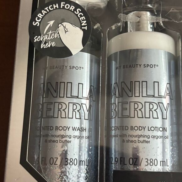 My Beauty Spot Vanilla Berry Bath & Body Gift 6-Piece Total Care Spa - Picture 4 of 7